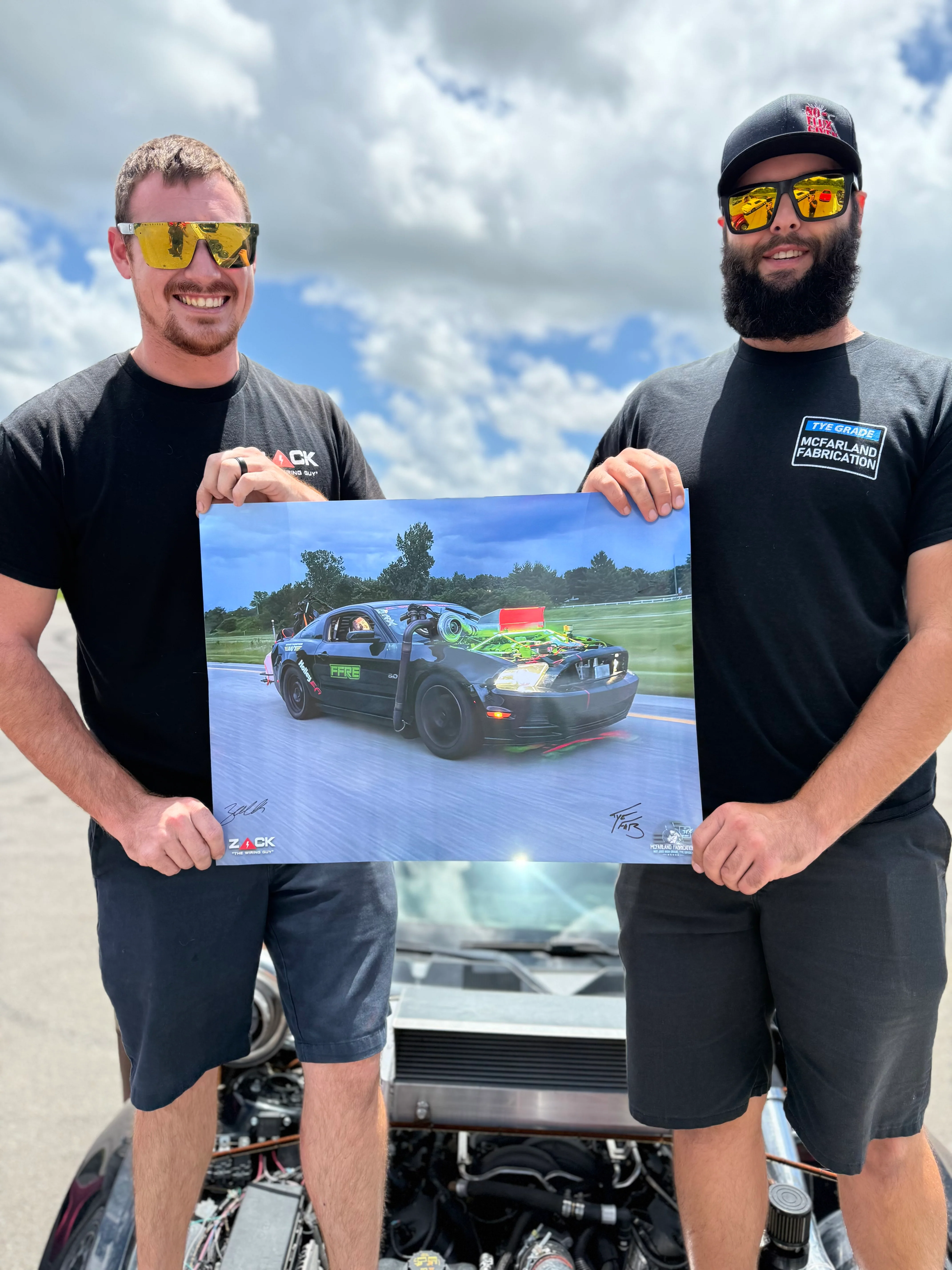 Tye and Zack's Built Not Bought SIGNED Poster