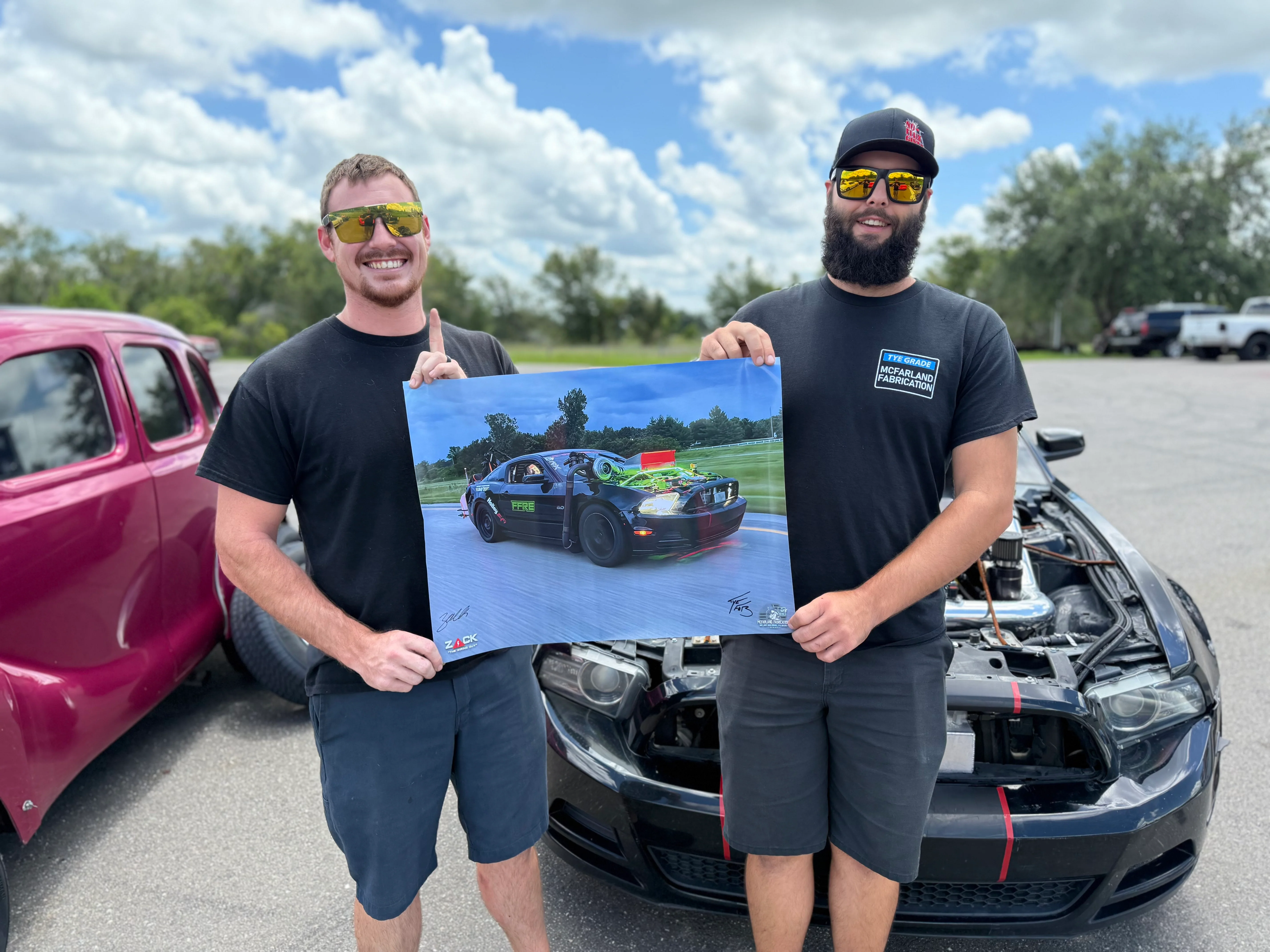 Tye and Zack's Built Not Bought SIGNED Poster - Image 2