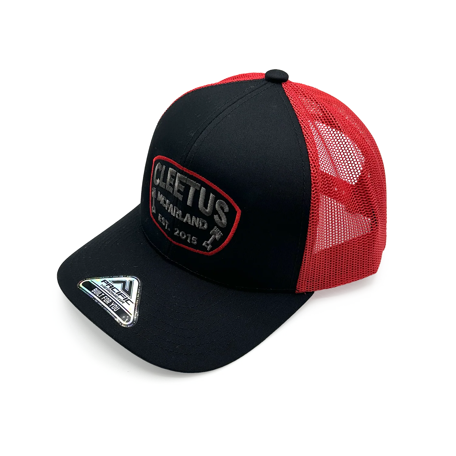 Est. 2015 Black & Red Cleetus Hat
