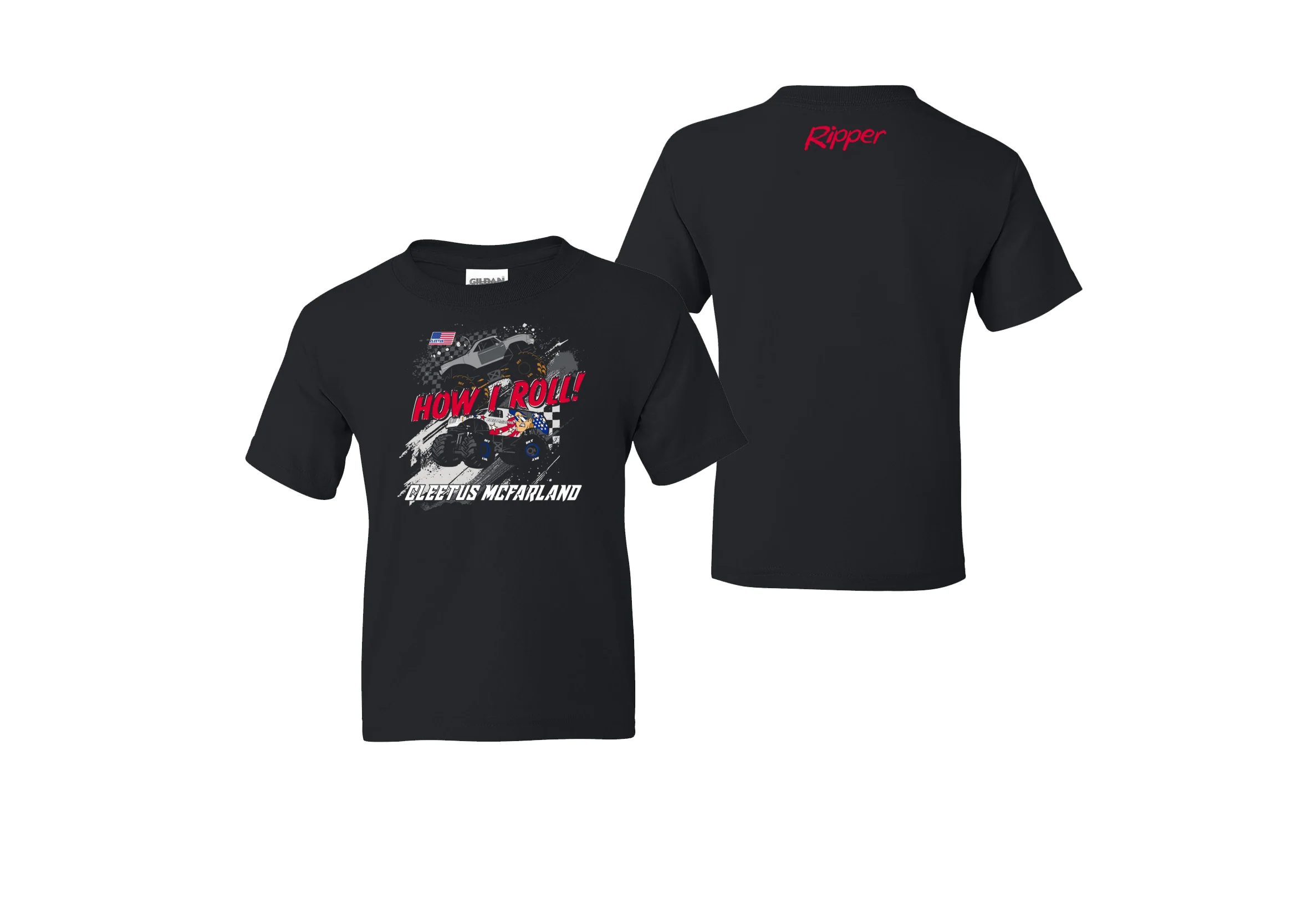 Cleetus YOUTH Monster Truck Shirt
